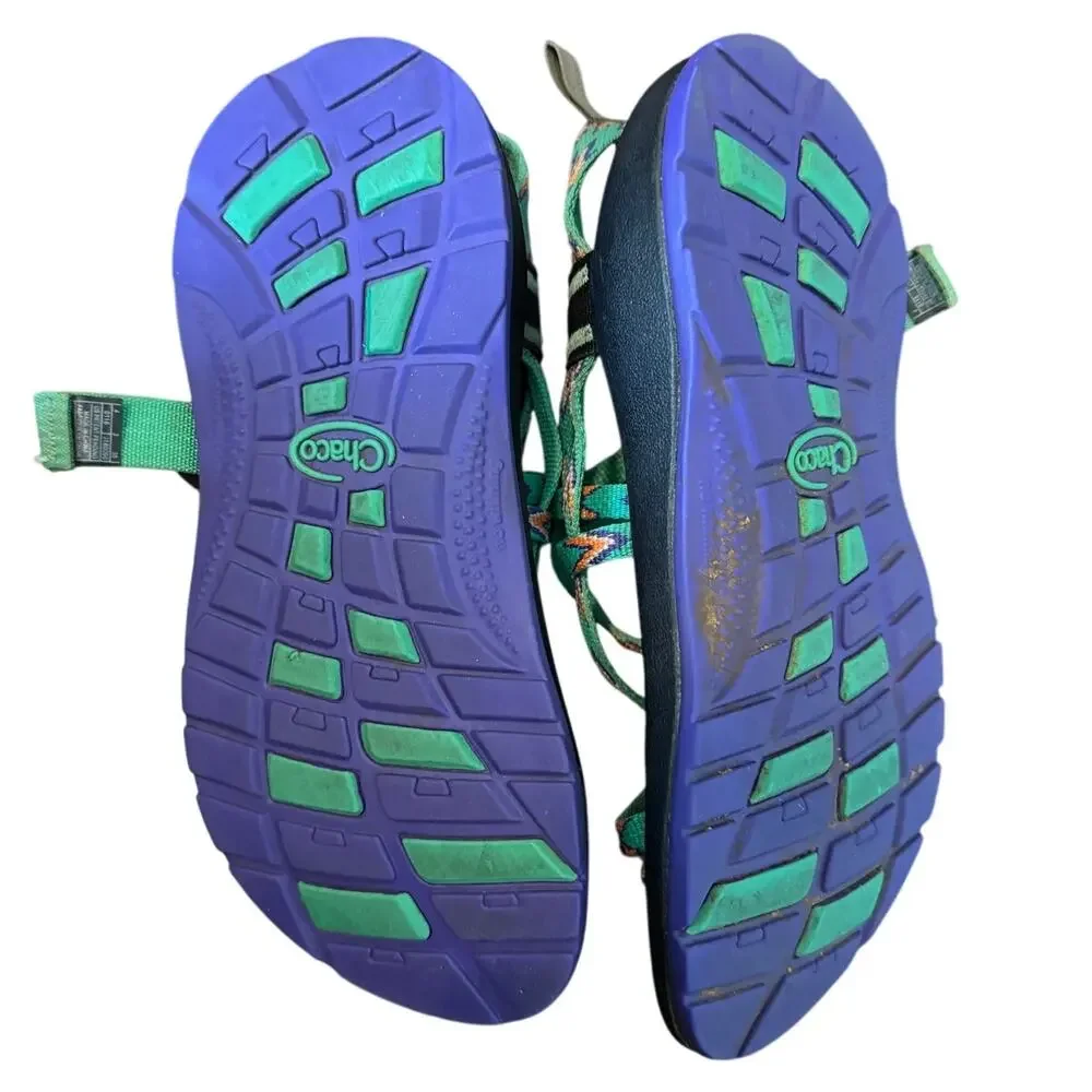 Chaco Kids-Junior Multicolor Slip-On Strappy Performance Sports Sandals Size 4